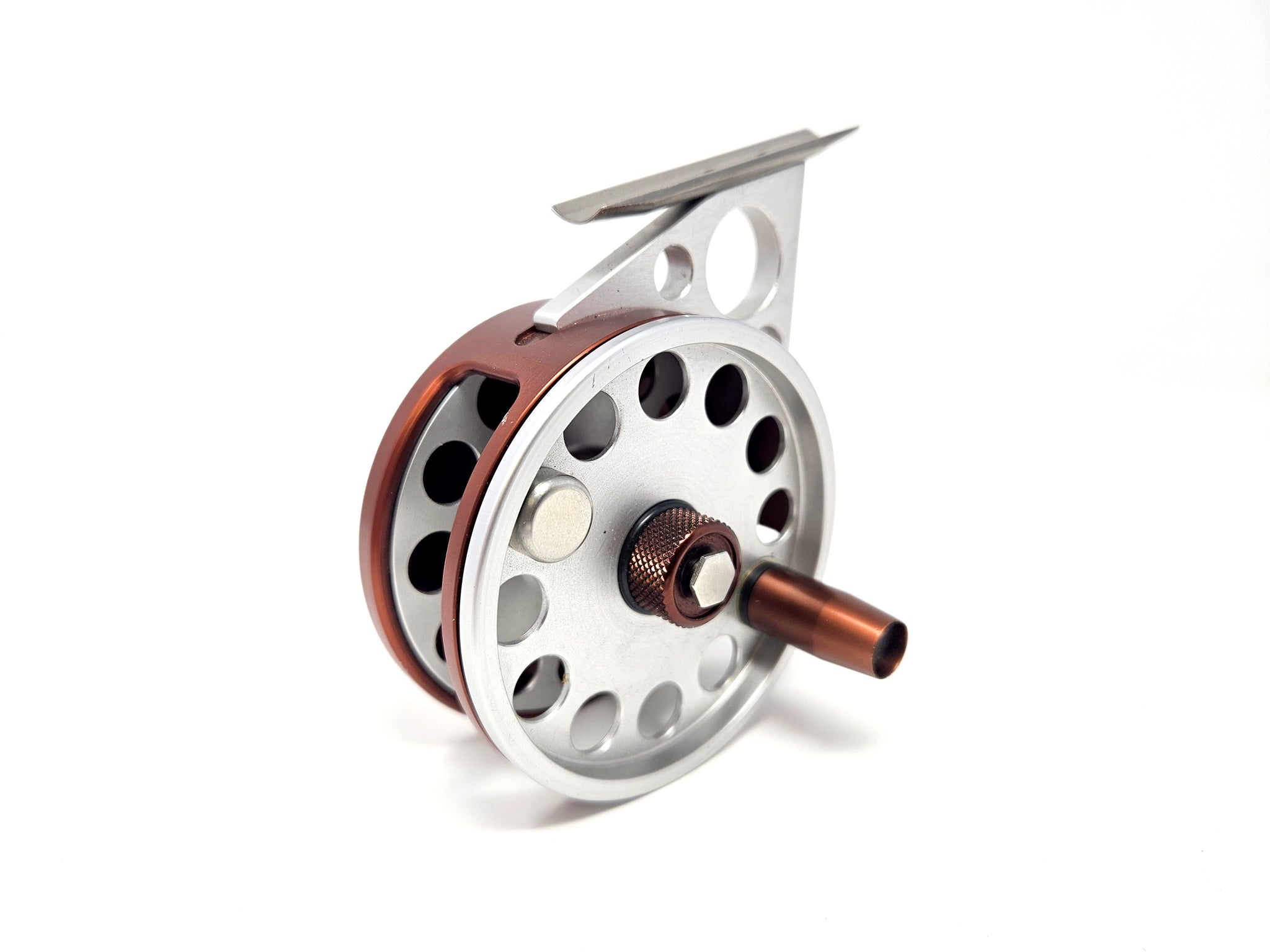 Ari 't Hart ARAS Philips Brown and Silver Vintage Fly reel ATH