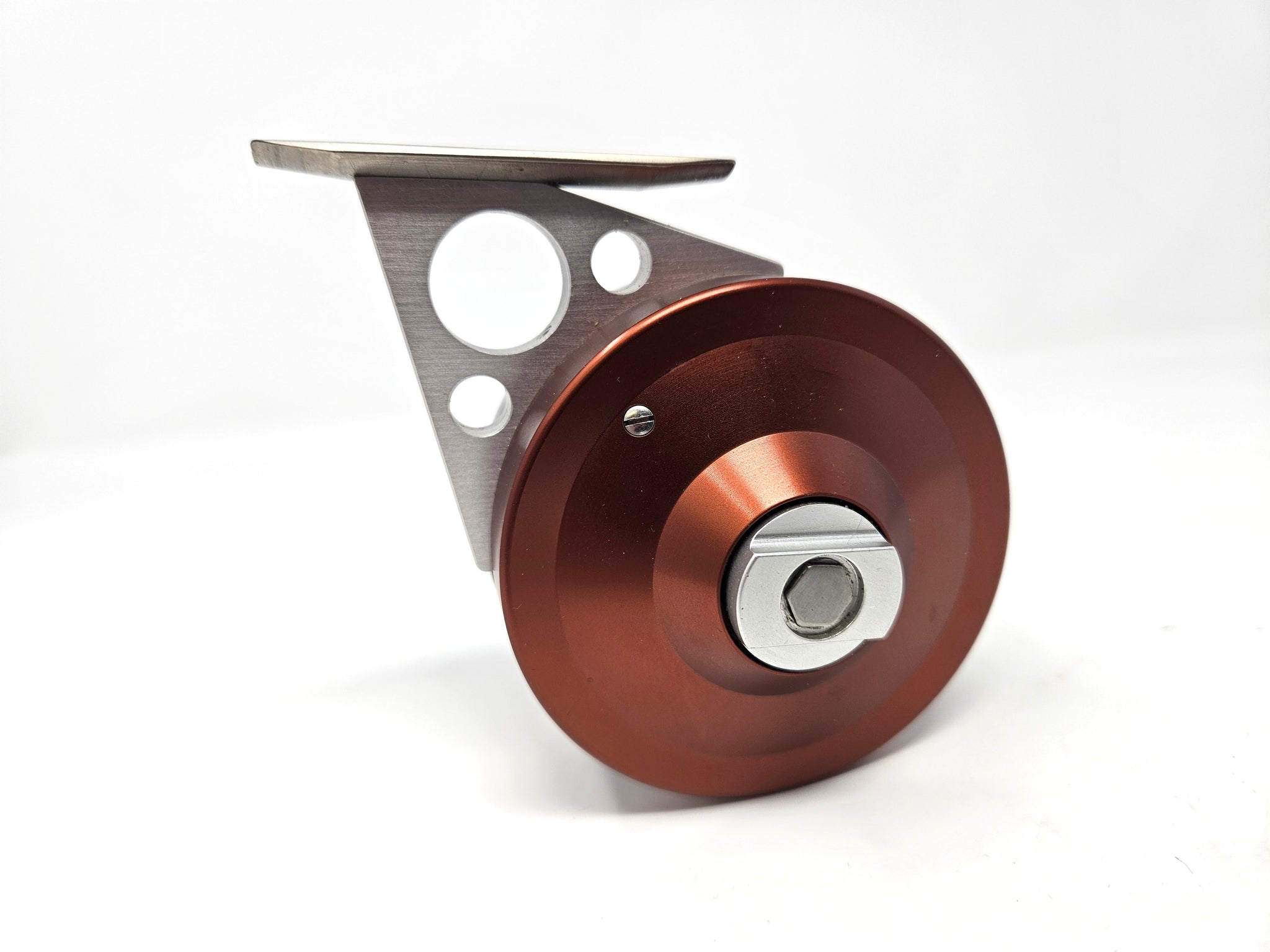 ath design fly reels Ari 't Hart ARAS Philips Brown and Silver Vintage Fly reel ATH – AlaskaReels